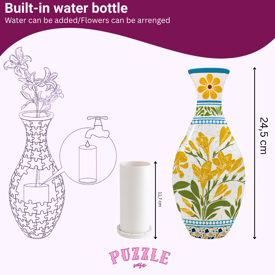 Puzzle Vase - Starry Night Castel