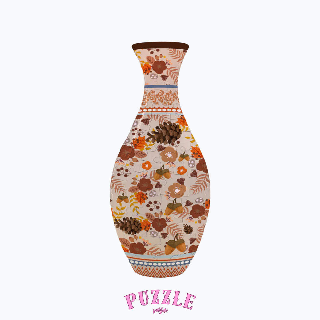 Puzzle Vase - Peacock