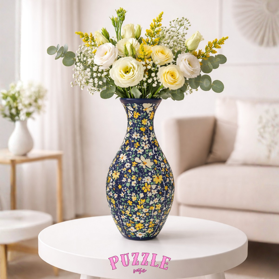 Puzzle Vase - Peacock