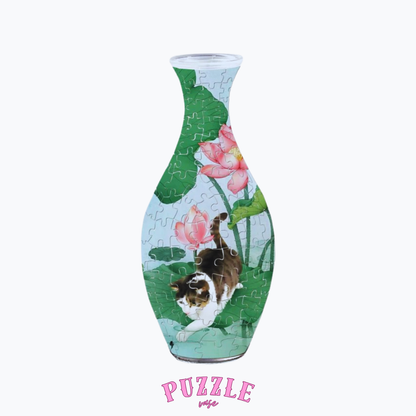Puzzle Vase - Peacock