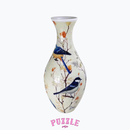 Puzzle Vase - Peacock