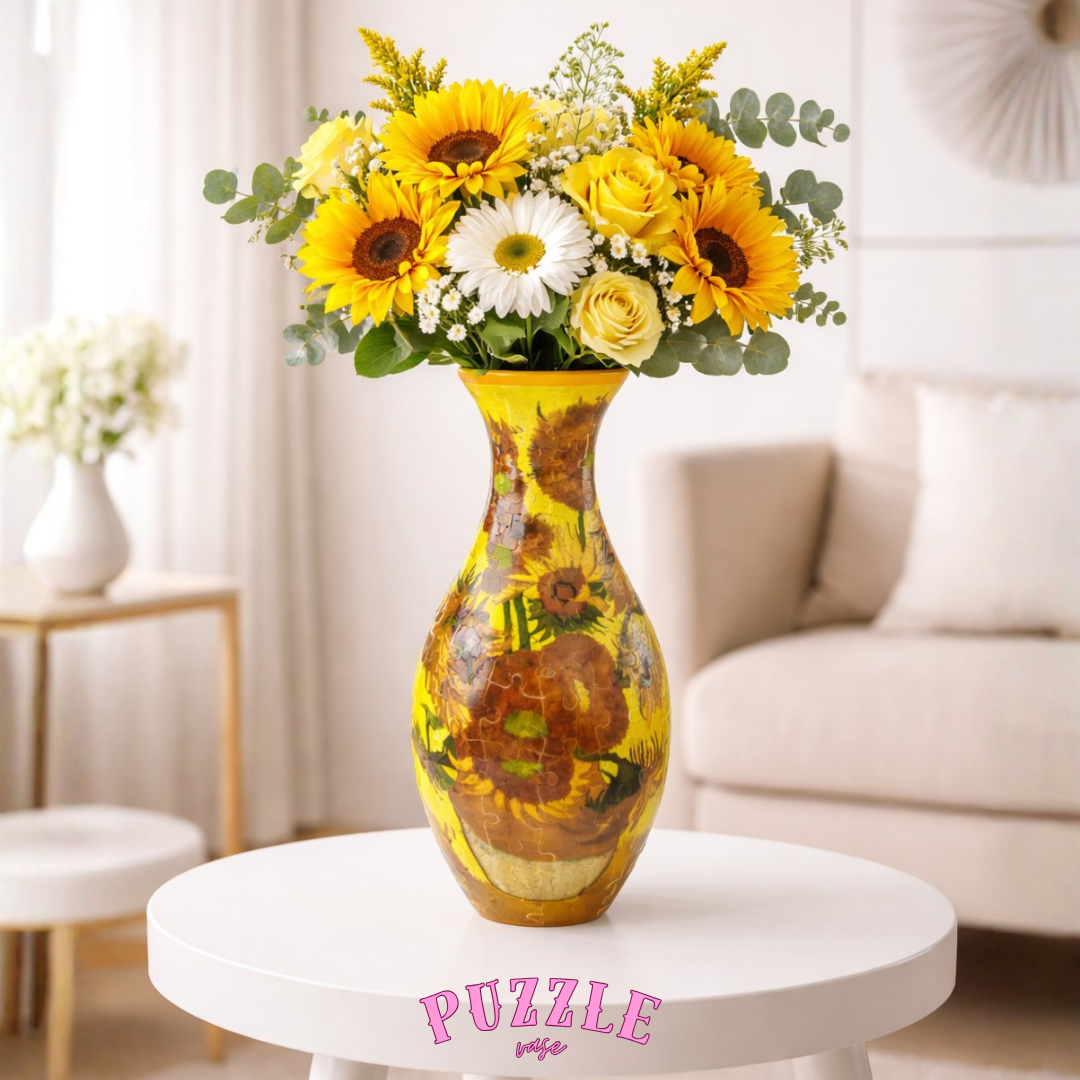 Puzzle Vase - Peacock