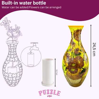 Puzzle Vase - Peacock
