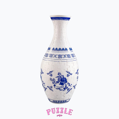 Puzzle Vase - Peacock