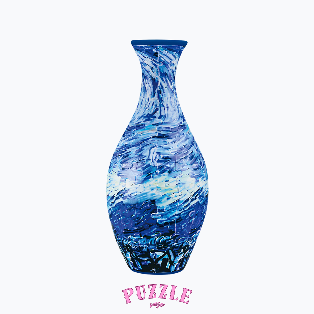Puzzle Vase - Peacock