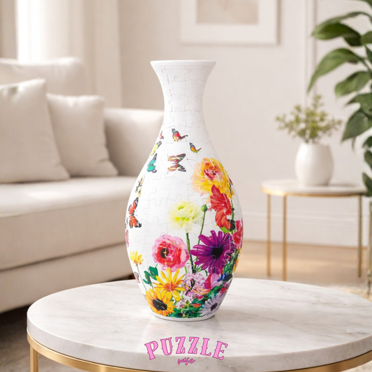 Puzzle Vase - The Glow of Flowers