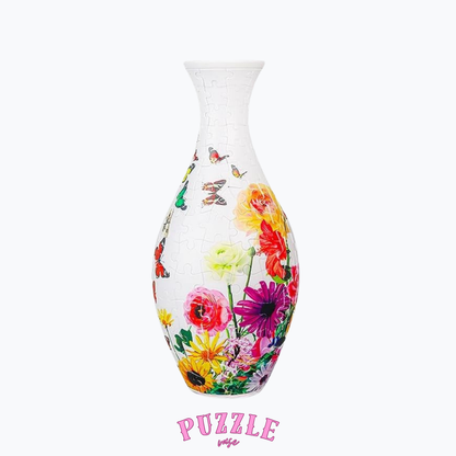 Puzzle Vase - Peacock